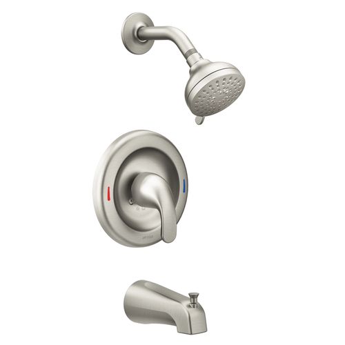 Main product image of Adler Spot Resist Brushed Nickel Posi-temp Tub And Shower Trim, 4 Function 1.75 Gpm, 82613SRN