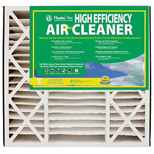 Main product image of 20'' x 25'' x 4.5" High Capacity Pleated Air Filter, MERV 8 (Pack of 2)