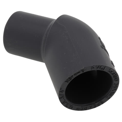 Main product image of 3/4" PVC Schedule 80 45° Street Elbow (Spigot X Socket)