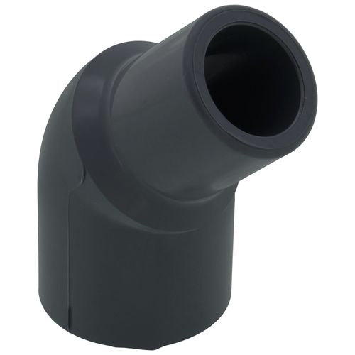 Main product image of 1" PVC Schedule 80 45° Street Elbow (Spigot x Socket)