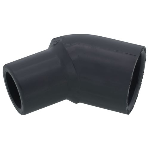 Main product image of 1" PVC Schedule 80 45° Street Elbow (Spigot x Socket)