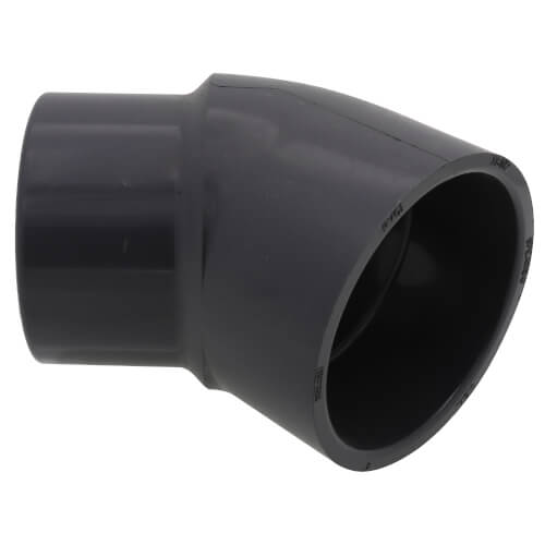 Main product image of 4" PVC Schedule 80 45° Street Elbow (Spigot x Socket)