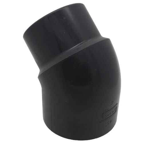 Main product image of 4" PVC Schedule 80 45° Street Elbow (Spigot x Socket)