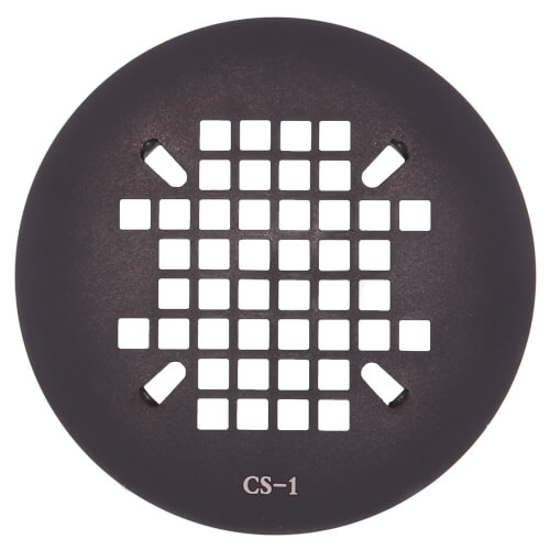 Main product image of 4-1/4" Round Snap-In Strainer PVD Matte Black Finish
