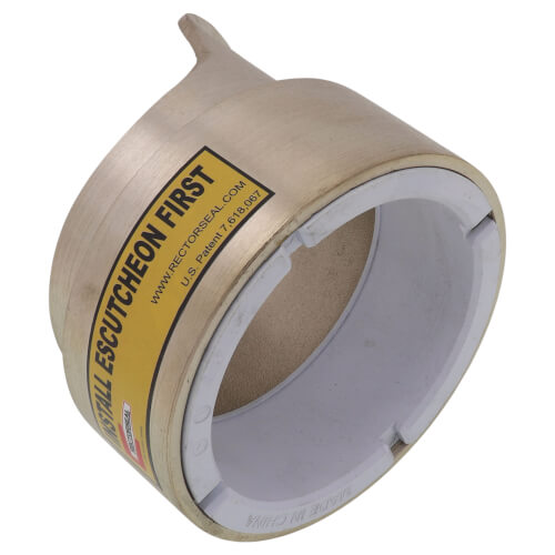 82703 Rectorseal 82703 3" GON Glue On Nozzle and Escutcheon (Cast