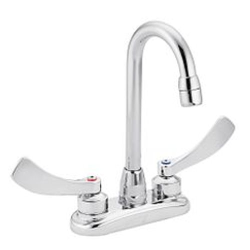 Main product image of M-Dura Commercial Bar Faucet w/ 2 Wrist Blade Handles, 2.2 GPM, Chrome, 8278SM