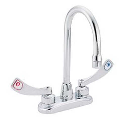 Main product image of M-Dura Commercial Bar Faucet w/ 2 Wrist Blade Handles, 1.2 GPM, Chrome, 8279