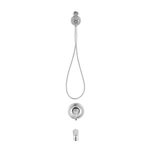 Main product image of Tiffin Posi-Temp Tub And Shower Trim w/ 1.75 Gpm Magnetix Docking, 82879 (Chrome)