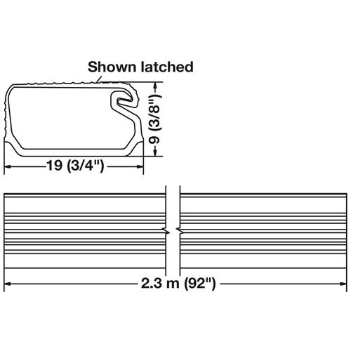Main product image of Cable Trunking - White