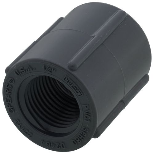 Main product image of 1/2" PVC Schedule 80 Coupling (FPT)