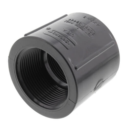 Main product image of 1-1/2" PVC Schedule 80 Coupling (FPT)