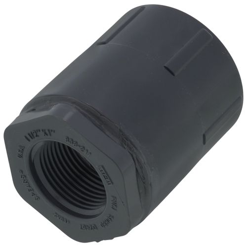 Main product image of 1-1/2" x 1" PVC Schedule 80 Reducing Coupling (FPT)