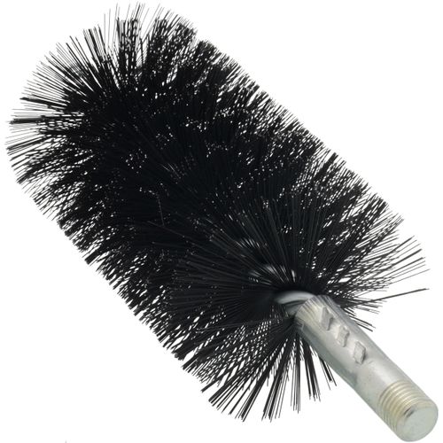 Main product image of 2-3/4" Single Spiral Black Oil Tempered Wire Brush for 3" Flue (8" Total Length)