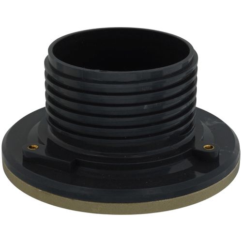 Main product image of 2" x 3" ABS FinishLine Adjustable Sch. 40 Hub Floor Drain, Nickel Bronze Strainer w/ 5-1/2" Top and Coring Plug