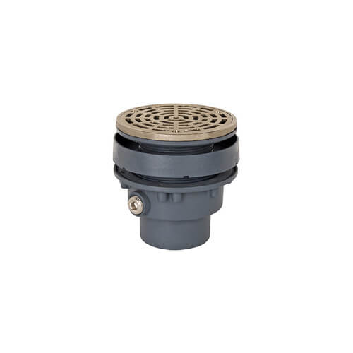 Main product image of 2" Schedule 40 No Hub FinishLine Adjustable Complete Assembly Floor Drain w/ 5-1/2" Top