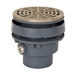 Main product image of 3" Schedule 40 No-Hub FinishLine Adjustable Complete Assembly Floor Drain w/ 5-1/2" Top