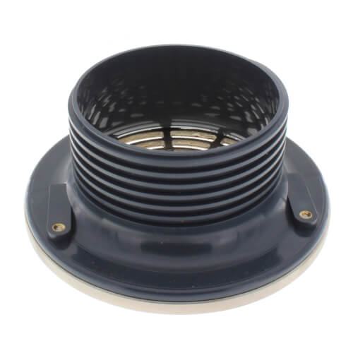 Main product image of 4" Schedule 40 Hub Connection FinishLine Adjustable Floor Drain w/ Nickel Bronze Strainer, 6.5" Top