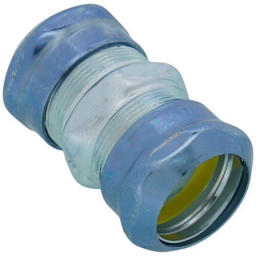 1" Steel EMT Compression Coupling - Rain Tight/Concrete Tight
