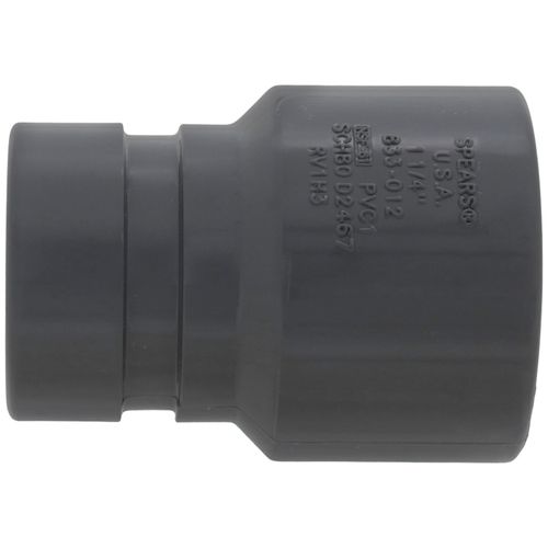 Main product image of 1-1/4" PVC Schedule 80 Grooved Coupling Adapter (Groove x Socket)