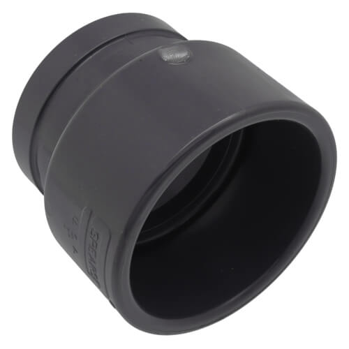 3" PVC Schedule 80 Grooved Coupling Adapter (Groove x Socket)