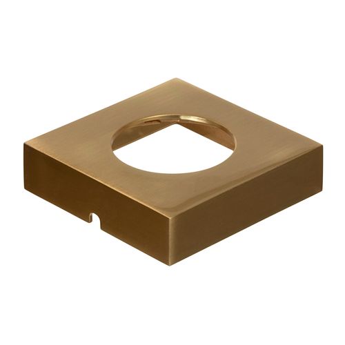 Main product image of Undermounted Light Housing Square Metal Surface Mount Trim Ring - Brass