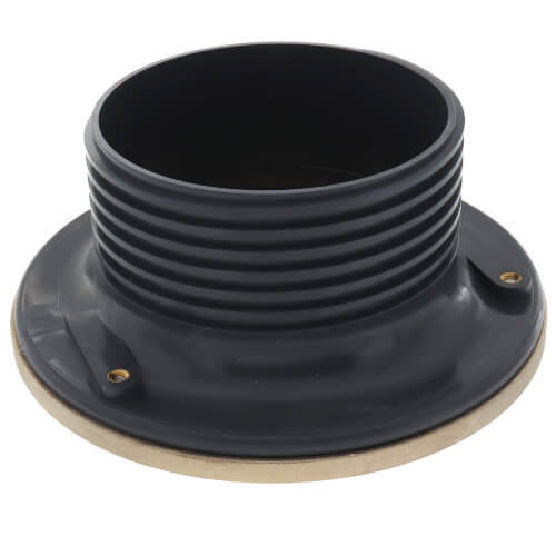 Main product image of 4" FinishLine Adjustable Cleanout Ductile Iron No Hub Floor Drain w/ Nickel Bronze