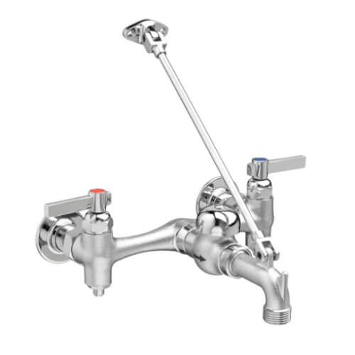Main product image of Top Brace Wall-Mount Service Sink Faucet with 6-Inch Vacuum Breaker Spout