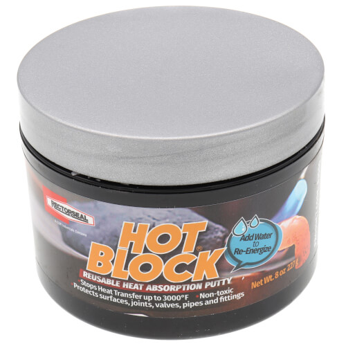 83561 Rectorseal 83561 Hot Block Heat Absorption Putty, 8 oz.