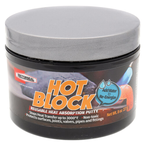 83561 Rectorseal 83561 Hot Block Heat Absorption Putty, 8 oz.