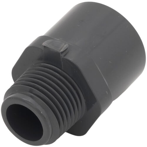 Main product image of 1/2" PVC Schedule 80 Male Adapter (MIPT x S)
