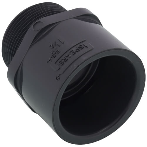 Main product image of 1-1/2" PVC Schedule 80 Male Adapter (MIPT x S)