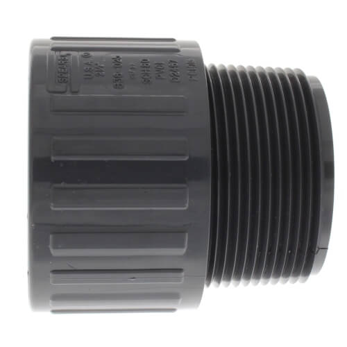 Main product image of 2-1/2" PVC Schedule 80 Male Adapter (MIPT x S)