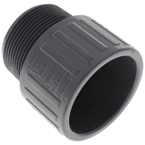 Main product image of 2-1/2" PVC Schedule 80 Male Adapter (MIPT x S)