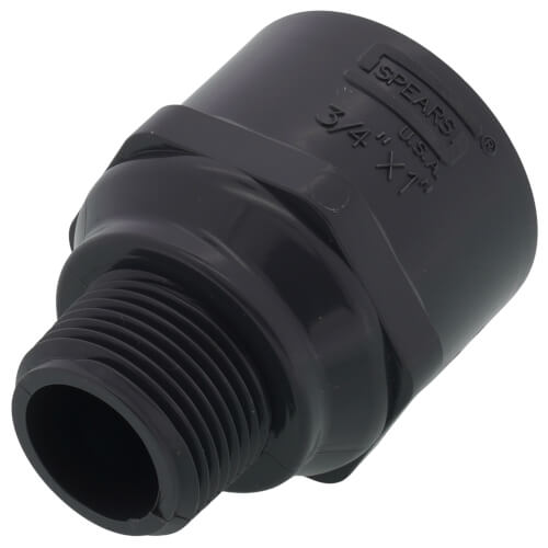 Main product image of 3/4" x 1" PVC Schedule 80 Reducer Male Adapter (MIPT x S)