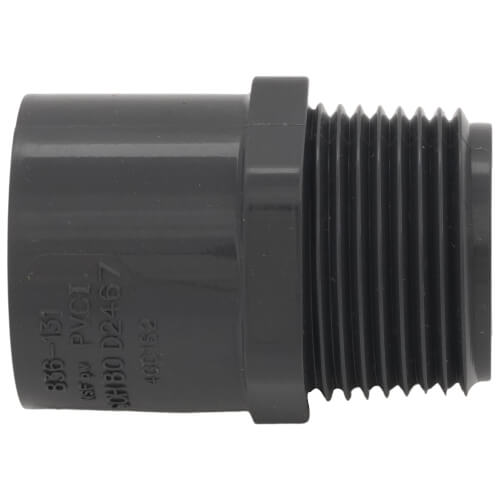 Main product image of 1" x 3/4" PVC Schedule 80 Reducer Male Adapter (MIPT x S)