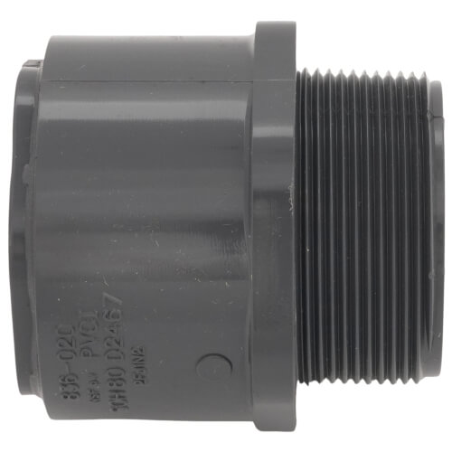 Main product image of 2" x 1-1/2" PVC Schedule 80 Reducer Male Adapter (MIPT x S)