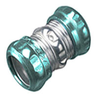 2-1/2" Steel EMT Compression Coupling - Rain Tight/Concrete Tight (Pack of 12)