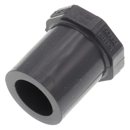 1/2" x 3/8" PVC Schedule 80 Reducer Bushing (SPG x S)