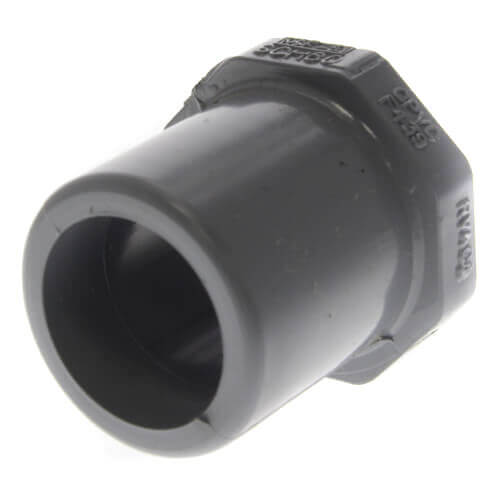 Main product image of 3/4" x 1/2" CPVC Schedule 80 Flush Style Reducer Bushing (Spigot x Socket)