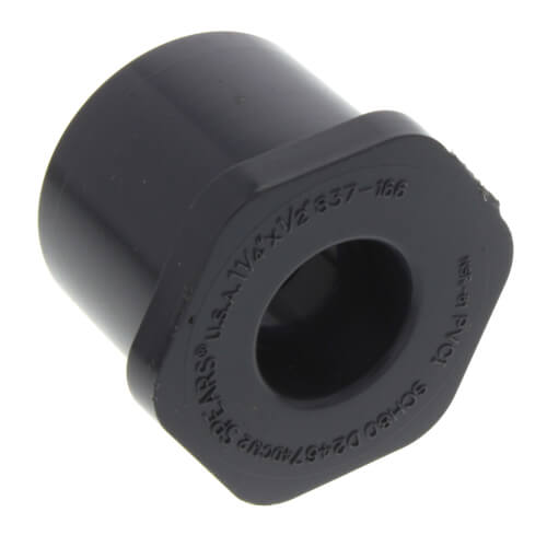1-1/4" x 1/2" PVC Schedule 80 Reducer Bushing (SPG x S)