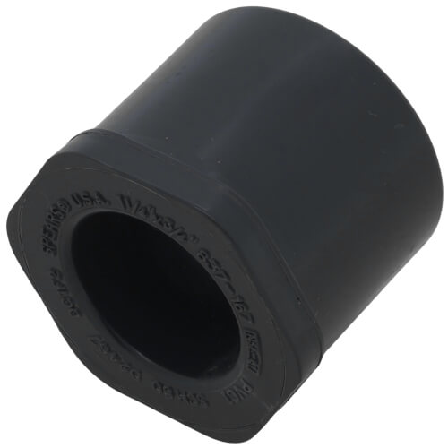 1-1/4" x 3/4" PVC Schedule 80 Reducer Bushing (SPG x S)