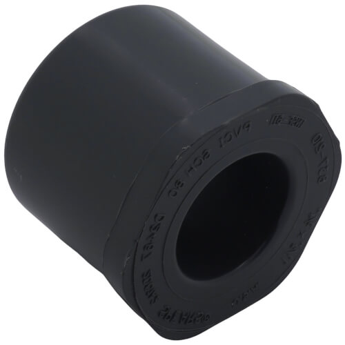 1-1/2" x 3/4" PVC Schedule 80 Reducer Bushing (SPG x S)