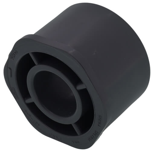 2" x 3/4" PVC Schedule 80 Reducer Bushing (SPG x S)