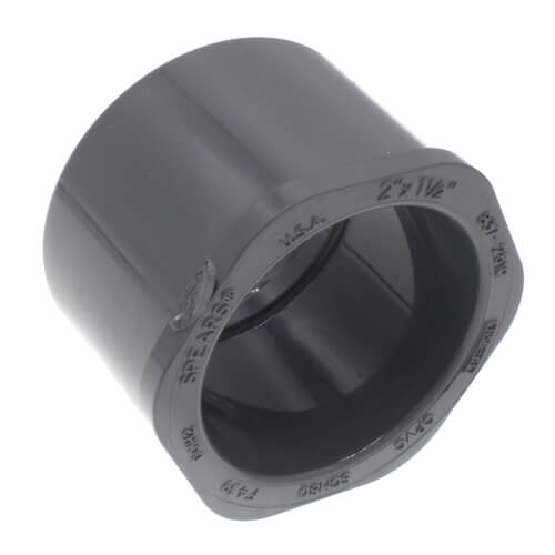 Main product image of 2" x 1-1/2" CPVC Schedule 80 Flush Style Reducer Bushing (Spigot x Socket)