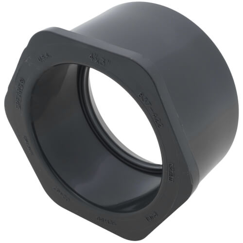 Main product image of 4" x 3" PVC Schedule 80 Reducer Bushing (SPG x S)