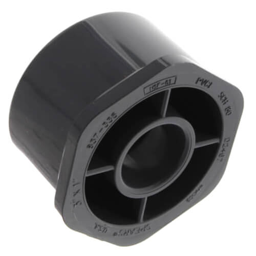 Main product image of 6" x 1-1/4" PVC Schedule 80 Reducer Bushing (SPG x S)