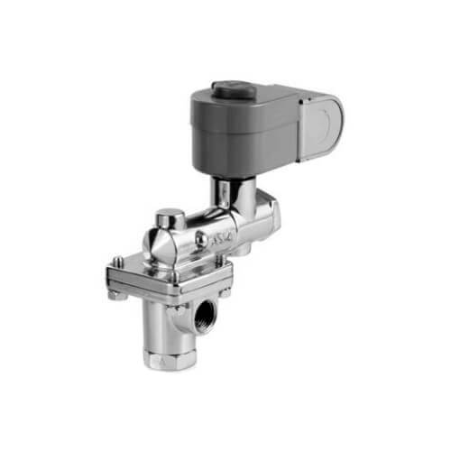 Main product image of 1/2" Normally Closed Direct Acting 3-Way Fuel Oil Solenoid Valve (Inlet Position 'B')