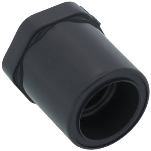 1/2" x 1/4" PVC Sch. 80 Flush Style Reducer Bushing (Spigot x FPT)