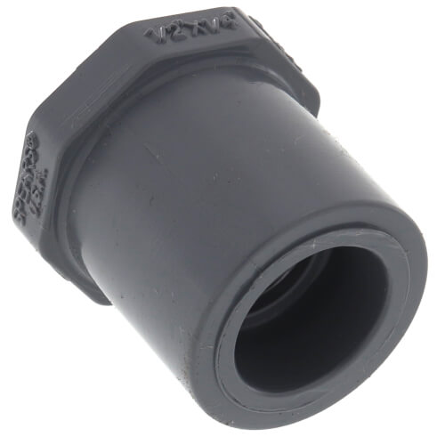 Main product image of 1/2" x 1/4" CPVC Schedule 80 Flush Style Reducer Bushing (Spigot x FIPT)