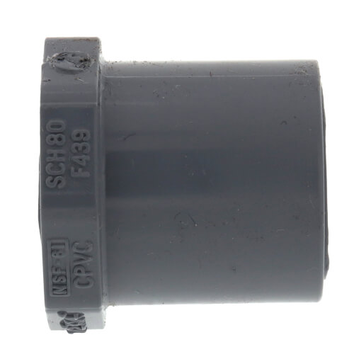 Main product image of 1/2" x 1/4" CPVC Schedule 80 Flush Style Reducer Bushing (Spigot x FIPT)